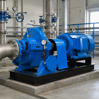 Pompe centrifuge horizontale à double aspiration à corps divisé, à grand débit et à économie d'énergie, pour l'irrigation agricole et les installations hydrauliques