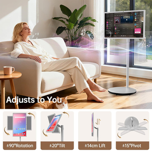 TV Portatile con Schermo Touch e Ruote, Batteria Ricaricabile, Televisore Intelligente con Funzione Auto-Follow Me per Uso Interno ed Esterno - Product Image 4