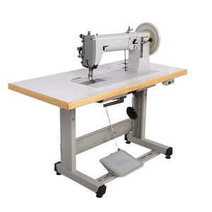 Industrial and Commercial <b>Sewing</b> Machines Thick Thread Thick <b>Material</b> Heavy Duty Flatbed Lockstitch Industrial <b>Sewing</b> Machine - Product Image 1