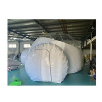 Dôme Igloo Gonflable Transparent en PVC pour Adultes, Tente Bulle de Fête de Mariage, Maison à Bulles Extérieure Étanche Quatre Saisons