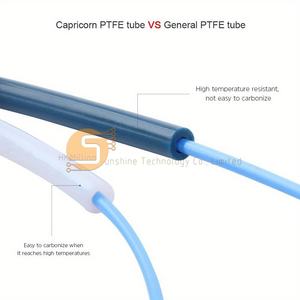 Tuyau PTFE Fusupi 1M Série XS pour Creality Ender 3 <span class=keywords><strong>V2</strong></span> Ender 3 Ender 5 <span class=keywords><strong>CR10</strong></span> 10S avec raccords PC4 M6 M10 et coupe-tuyau - Product Image 3