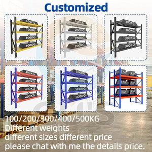 Thép không gỉ có thể điều chỉnh nhiều lớp lưu trữ Kệ 5 lớp VNA Pallet giá chống gỉ Kho Giá - Product Image 5