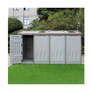 Very big size outdoor HDPE Plastic storage garden shed for backyard with low price