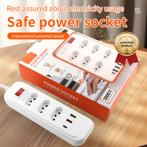 4USB + 2type-c Brazil an toàn ổ cắm điện bảo vệ quá tải cáp mở rộng với đa cắm ổ cắm điện dải - Product Image 2