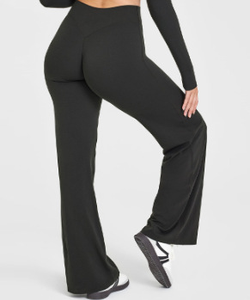 Pantaloni Yoga Personalizzati a Vita Alta ad Asciugatura Rapida, Modellanti, a Gamba Larga e Svasata, Leggings da <span class=keywords><strong>Donna</strong></span> per Palestra ed Esercizio Fisico - Product Image 6