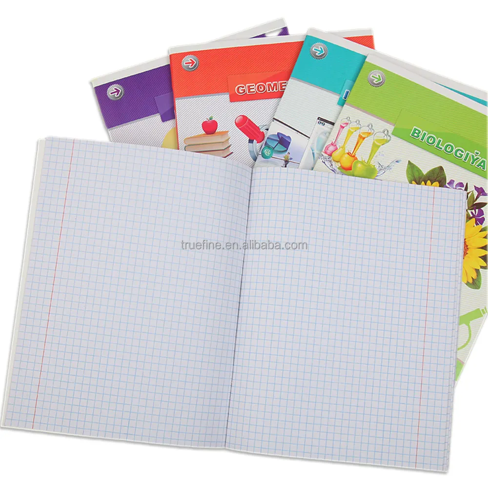 Russia Kazakhstan Uzbekistan copia del libro di esercizi per i compiti di scuola cool pagine di carta quaderno libro di pratica di scrittura a mano per i bambini