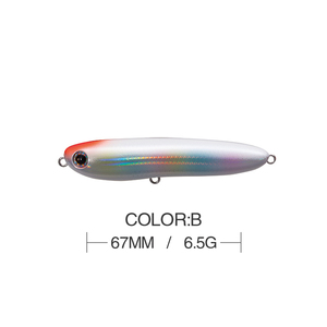 Señuelo de Pesca Flotante Tipo Lápiz, 67mm 7.2g, para Pesca de Lubina, Señuelos de Agua Dulce, Stickbaits, Cronuts - Product Image 4