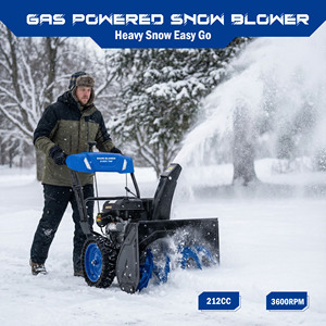 Available Stock 212CC Self Propelled Snow Thrower Electric Start 2 Stage Gas Powered Snow Blower Commercial Use Engine 2-Year - Product Image 2
