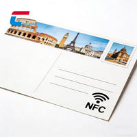 Biglietti d'Auguri NFC Programmabili 13.56Mhz per Condivisione sui Social Media, Stampa Personalizzata di Cartoline