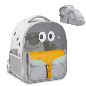 Free Sample <b>Puppy</b> Carrier Travel <b>Pack</b> with Breathable Head Out Design and Padded Shoulder for Walking Biking Hiking Camping - Product Image 4