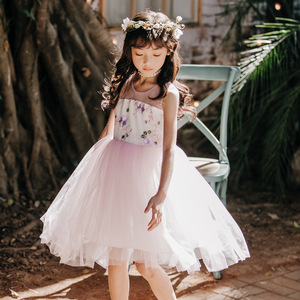 Nuevos Vestidos Casuales de Tul con Bordado Turco para Niñas, Diseño Occidental Premium, Compre a un Proveedor Chino - Product Image 4