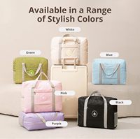 Sac de voyage pliable, sac de voyage à roulettes pour hommes et femmes, sac de week-end pour voyage en avion, voyage d'affaires, vacances