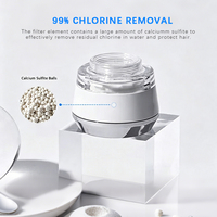 Robinet de cuisine et de salle de bain moderne avec filtre à eau, filtration en 3 étapes, haute efficacité, élimination du chlore, respectueux de l'environnement, installation facile