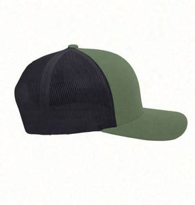 หมวกแก๊ปเด็กปักลายแบบกำหนดเอง สไตล์ฮิปฮอป ผ้าแคนวาสและตาข่าย สำหรับใช้ที่ชายหาดและกิจกรรมกลางแจ้ง - Product Image 4