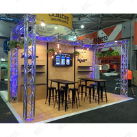 SIL personnalisé télescopique système de treillis toile de fond mariage modulaire portique treillis stand d'exposition treillis support