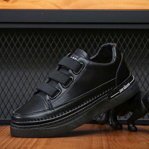 Zapatos Deportivos Casuales de Cuero para Hombre, Diseño Plano y Resistente al Agua, para Verano y Otoño - Product Image 5