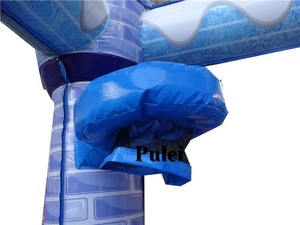 Château gonflable reine <span class=keywords><strong>des</strong></span> <span class=keywords><strong>neiges</strong></span>, nouvelles chaussures d'extérieur, maison à rebond, Elsa, Commercial - Product Image 4