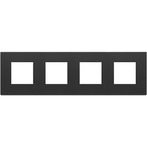 Placca 8M 2+2+2+2 Int71 Grigio Antr. 31x9.7x1.7 Wall <b>Switch</b> <b>Plate</b> - Product Image 1