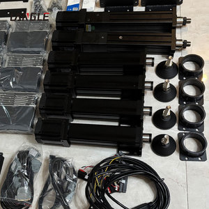 Tout nouveau cockpit de simulation de course à quatre axes en aluminium de 60 mm, plateforme de mouvement, kit G-force à quatre axes, plage de déplacement de 60 mm. - Product Image 3