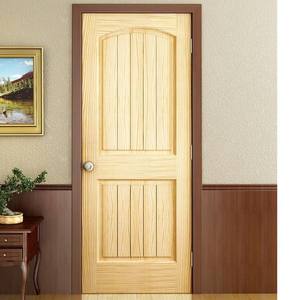 Prima <span class=keywords><strong>carta</strong></span> singola <span class=keywords><strong>adesiva</strong></span> in legno di alta qualità Hardware insonorizzato interno doppio solido porta scorrevole in legno - Product Image 2