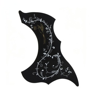 Akustikgitarren-Schlagbrett mit Blumen- und Vogelmuster, universelles dekoratives Schlagbrett, Musikinstrumentenzubehör im Großhandel - Product Image 5