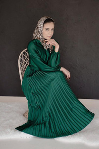 <span class=keywords><strong>Robe</strong></span> <span class=keywords><strong>longue</strong></span> de tempérament à manches longues, serpillière, grande taille, vêtements pour femmes, <span class=keywords><strong>robe</strong></span> musulmane, <span class=keywords><strong>veste</strong></span>, vêtements islamiques - Product Image 4