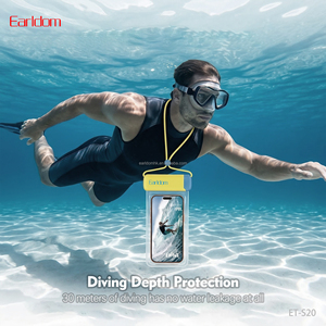 EARLDOM - Fundas Universales Transparentes para Teléfono Móvil, de TPU y ABS, Dobles, Sumergibles, Bolsas de Natación, Bolsa Impermeable para Teléfono Celular, Bolsa Seca - Product Image 6