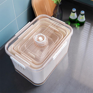 Fridge Refrigerator Fresh-Keeping Storage Box, Fresh Vegetables And Produce Container, Refrigerator Storage Box Organizer