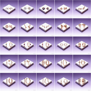 Joyería de Lujo, <span class=keywords><strong>Pendientes</strong></span> Originales de Plata con Circones, Alas de Ángel y Abeja para Niñas, Regalo de Boda, Ipandoriait - Product Image 1