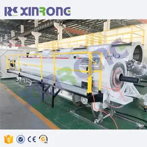 Xinrongplas otomatik plastik PVC boru ekstrüzyon yapma makinesi ekstruder hattı