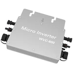 Wireless WIFI on grid tie solar micro inverter wvc 600w 600watts for Solar System
