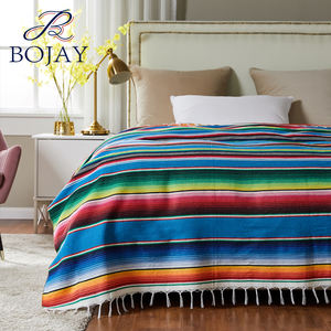 Drapeau personnalisé avec imprimé, bohème, vente en gros, tissé, bon marché, en vrac, pour fête, pique-nique, Yoga, couverture mexicaine, promotion - Product Image 5