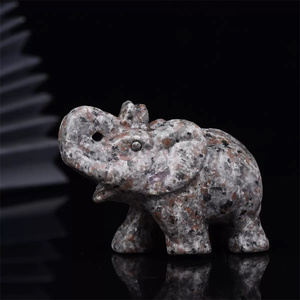 Nuovo Design: Elefante in Cristallo Yooperlite, Animale Naturale Curativo, Scultura di Elefante per Regali - Product Image 2