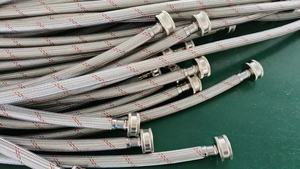 Tuyau de machine à laver de haute qualité tuyau de machine à laver tuyau d'entrée en acier inoxydable tuyau de machine à laver - Product Image 2