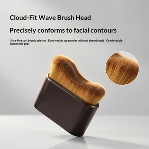 Nouvelle brosse de maquillage professionnelle individuelle 2026 pour le visage, en fibres, grand format carré, pour le drainage lymphatique et le <span class=keywords><strong>Gua</strong></span> <span class=keywords><strong>Sha</strong></span>, marque privée - Product Image 4