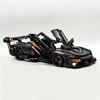 Guly 10646 Coche Deportivo RC 1:8, Juego de Bloques de Construcción ABS - 3808 Piezas, Juguete Educativo DIY para Mayores de 14 Años, Regalo de Cumpleaños