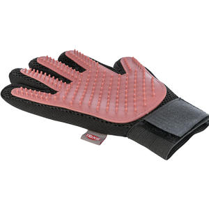 Gant de massage pour chat Trixie rose et noir taille 0, outil de toilettage pour animaux de compagnie - Product Image 4
