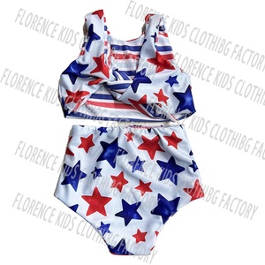 Traje de Baño Reversible para Niñas, Diseño Encantador, Impermeable, Cintura Alta, para Playa, Verano, DH ODM - Product Image 6