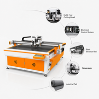 Máquina de Corte de Cartón con Cuchilla Oscilante CNC 1625, Cortadora Digital de Cartón, Máquina de Corte de Láminas Corrugadas