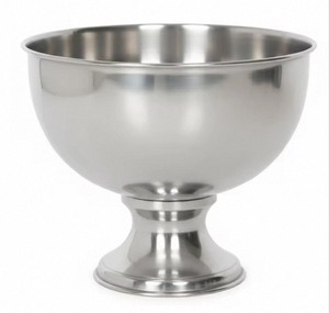 Elegante Centro de Mesa de Metal para Servir Frutas, Decoración de Mesa para Bodas y Hogar, Tazón de Pedestal Plateado de Lujo Hecho a Mano - Product Image 6
