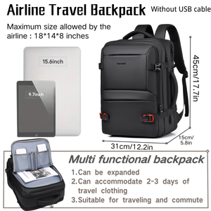 Mochila Personalizada al por Mayor, Ideal para Viajes, Oficina, Negocios, Elegante, Impermeable, de 17.3 Pulgadas, para Estudiantes, Escolares, Portátil - Product Image 4