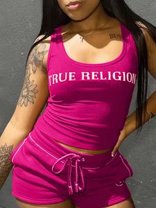 Abito estivo stampato alla moda europeo <span class=keywords><strong>e</strong></span> americano 2024 per donna Top <span class=keywords><strong>Blazer</strong></span> <span class=keywords><strong>e</strong></span> pantaloni con gilet <span class=keywords><strong>e</strong></span> Shorts da un Set con tasca - Product Image 4