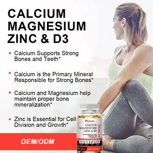 ओएम/ओडम स्वास्थ्य खाद्य पूरक हलाल प्राकृतिक कैल्शियम मैग्नीशियम जिंक विटामिन डी 3 कैप्सूल के साथ विटामिन डी 3 कैप्सूल - Product Image 4