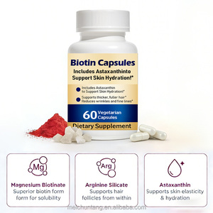 Compléments de bien-être Astaxanthine avec biotine en capsules Formule antioxydante <span class=keywords><strong>et</strong></span> de soutien à la beauté pour les cheveux, la peau <span class=keywords><strong>et</strong></span> les ongles - Product Image 3