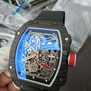 Mechanical <b>Watches</b> Mens <b>Watch</b> RM 67-02 Carbon Material Ultra Thin Fashion Style Luxury Automatic <b>Watch</b> for Men High Quality - Product Image 3