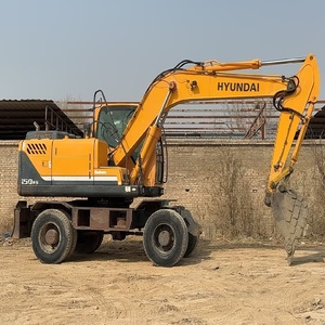 Excavatrice hydraulique Hyundai 150W-9 d'occasion, engin de chantier en bon état - Product Image 3