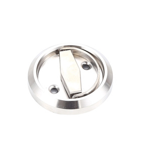 Cerradura de puerta Invisible de acero inoxidable moderna al por mayor, diseño esférico sin llave para pared de fondo de dormitorio oculto en casa - Product Image 2