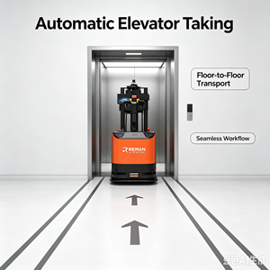 Montacargas Autónomo Stackerman, Altura de Elevación de 2.5 m, Capacidad de Carga de 1.5 Toneladas, Robot Inteligente para Apilamiento de Palés para Almacén - Product Image 4