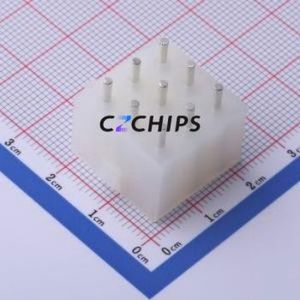 FWF63503-T09S22TB Wire-to-Board Pin Header Through hole Component (THT),P=6.35mm Connector 3x3P 6.35mm Through Hole 9P - Product Image 2