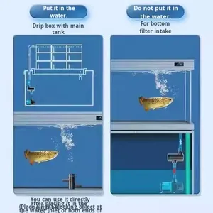 Lâmpada de Esterilização para Aquário Ultravioleta UV Desinfecção Submersível 5W/10W Filtro Pequeno Especial para Purificação de Água - Product Image 2